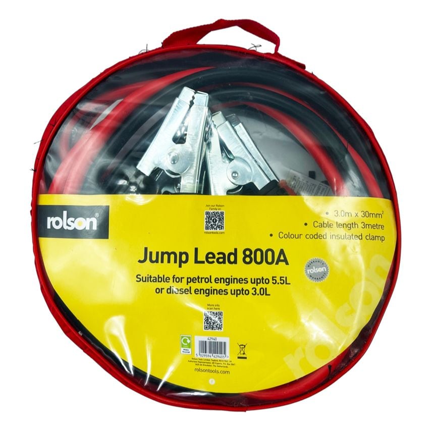 42940 800amp Jump Leads