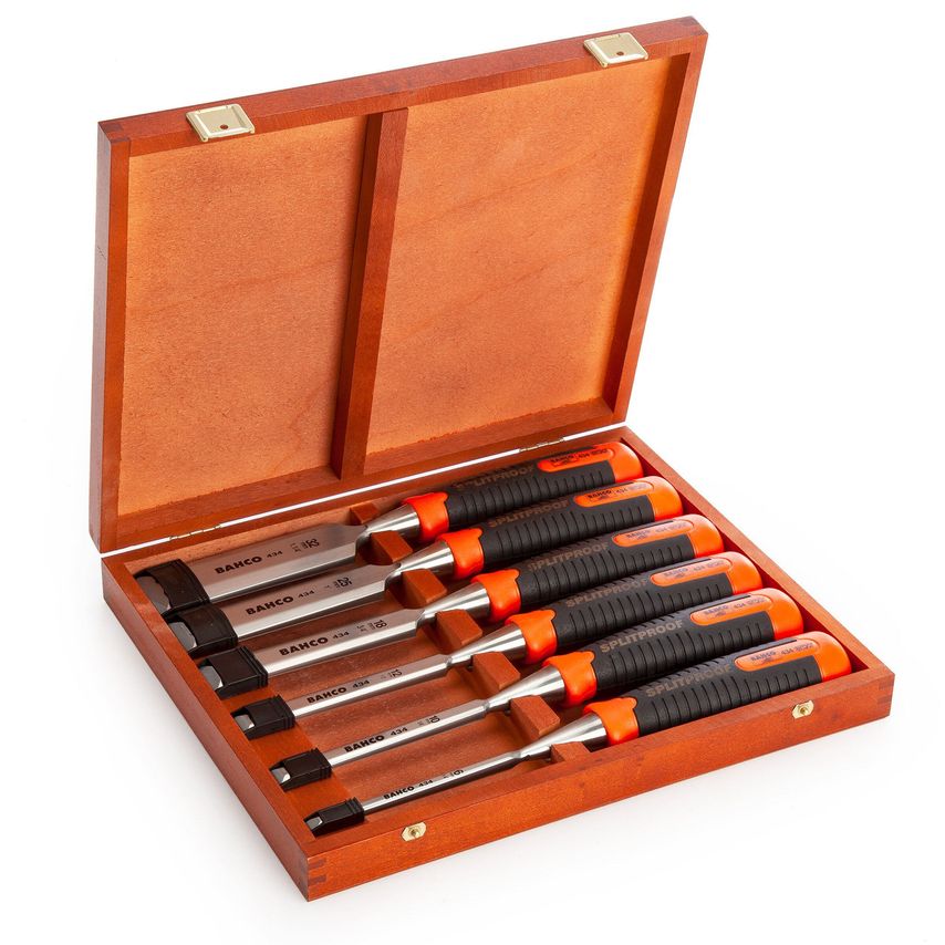 434-S6-EUR Bevel Edge Chisel Set (Set of 6)
