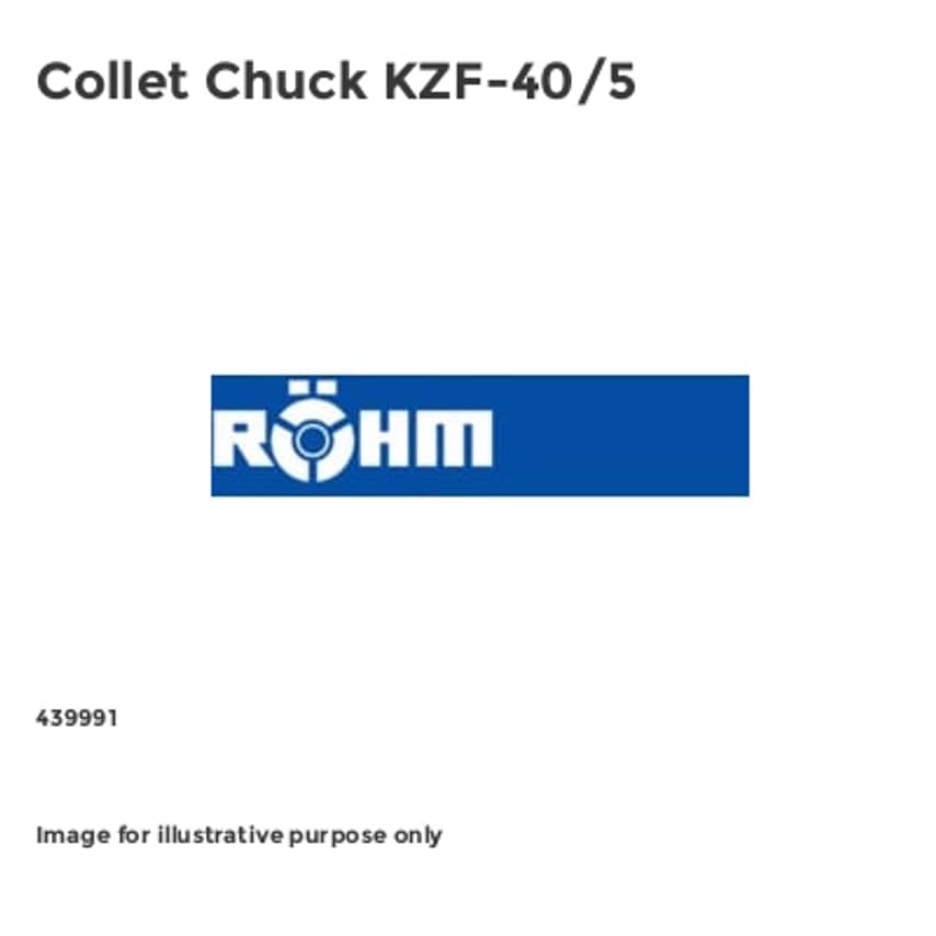 439991 Collet Chuck KZF-40/5