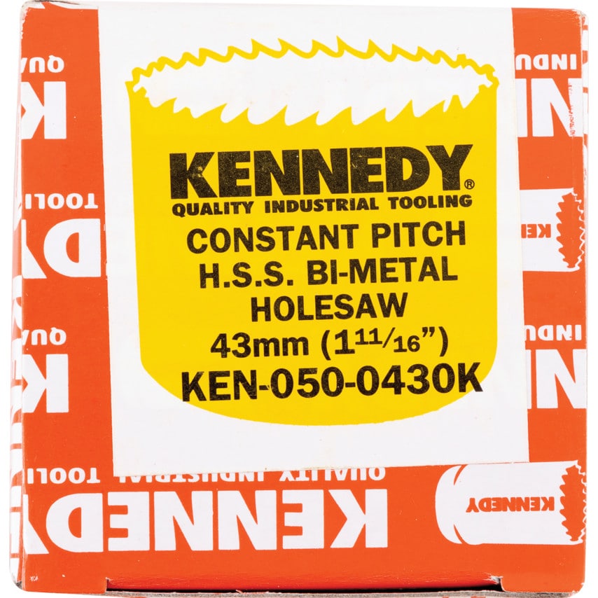 43mm Diameter (1.11/16") Bi-Metal Holesaw