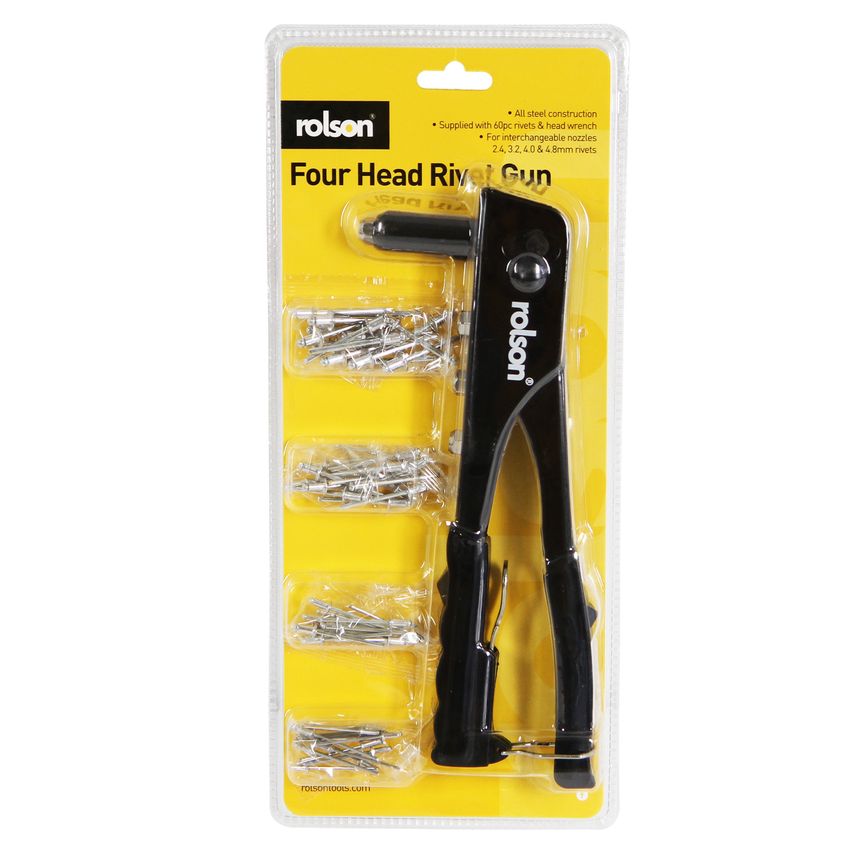 44409 Four Head Rivet Gun