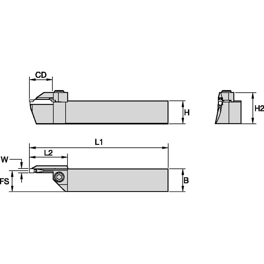 446104 Clamp MTC Face Groove Rh/Cw&Ccw