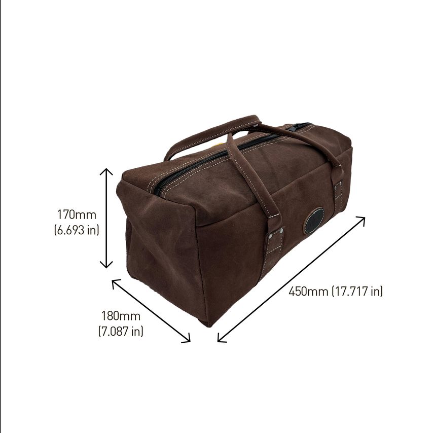 450mm Leather Contractor Tool Bag
