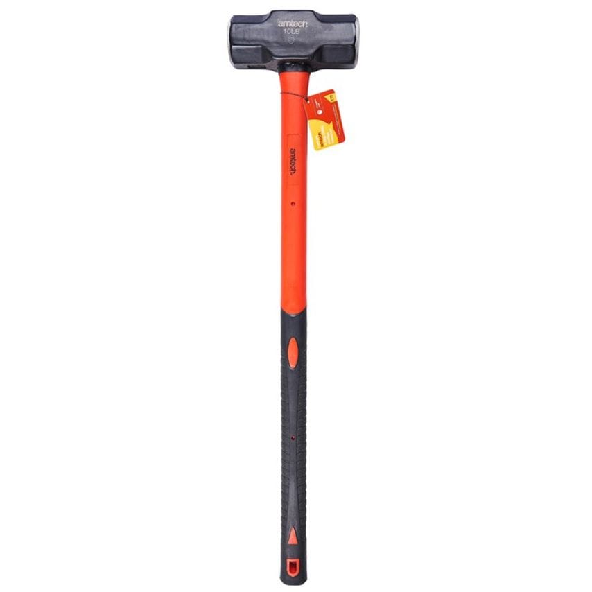 4.5kg (10lb) Sledge Hammer with Long Fibreglass Shaft