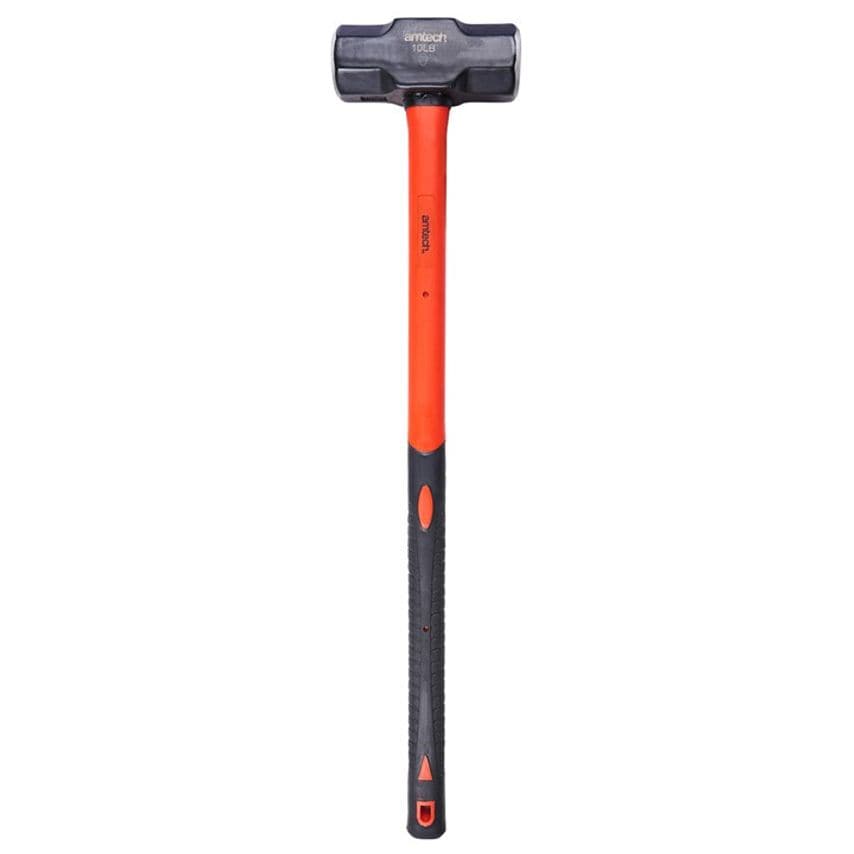 4.5kg (10lb) Sledge Hammer with Long Fibreglass Shaft