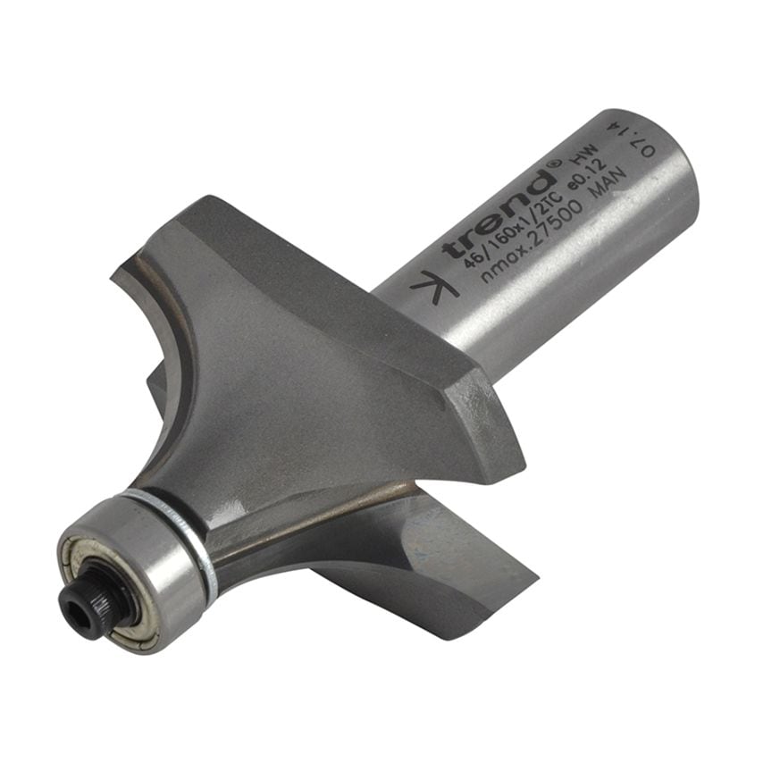 46/160 x 1/2 TCT Bearing Guided Ovolo & Round Over 16mm Radius TRE4616012TC