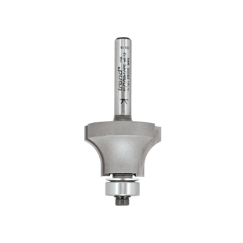 46/7/50 X 1/4 TCT Bearing Guided Glazing Bar 10MM Radius