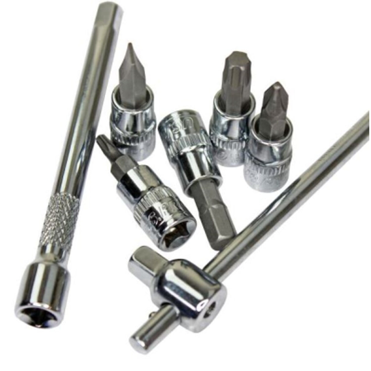 46 Piece 1/4in Drive Metric Socket & Bit Socket Set