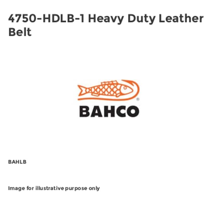 4750-HDLB-1 Heavy Duty Leather Belt