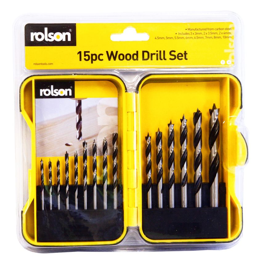 48528 15pc Wood Drill Set