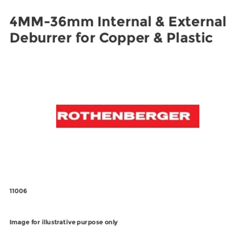 4MM-36mm Internal & External Deburrer for Copper & Plastic 11006
