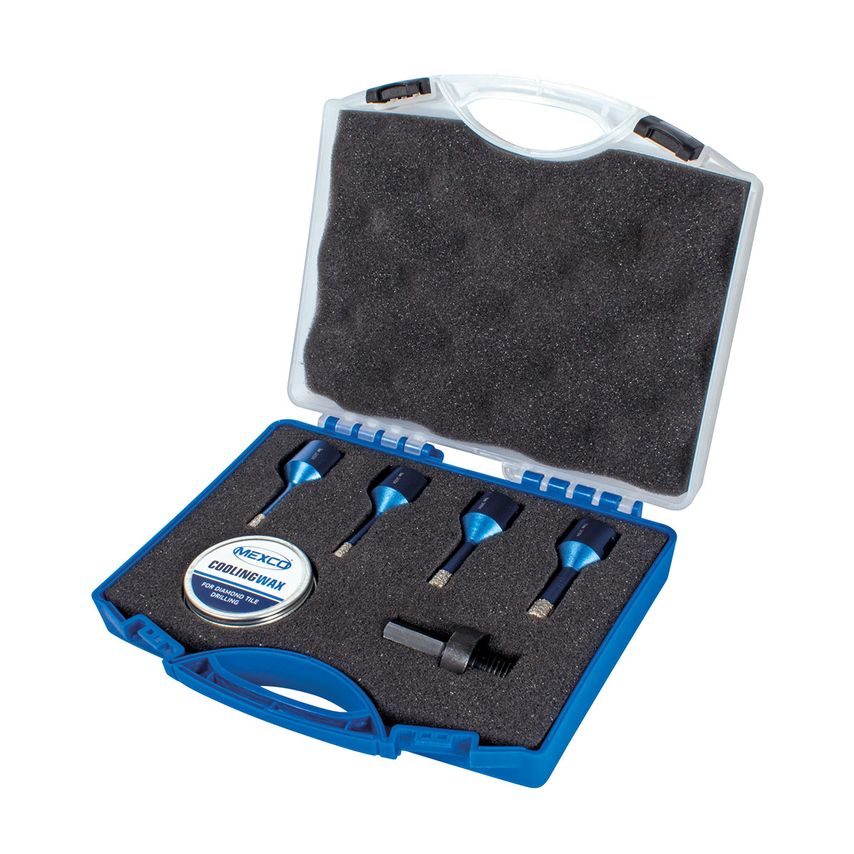 4PC Porcelain & Ceramic Diamond Tile Drill Bit Set