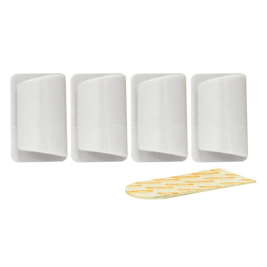 4-Piece Removable Adhesive Wire Clip