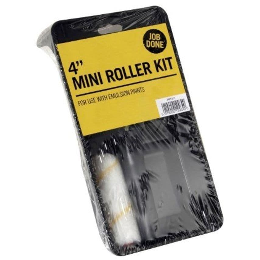 4" Job Done Mini Roller & Tray