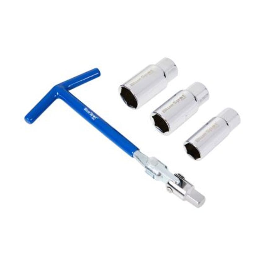 4 Piece 3/8" T-Handle Spark Plug Wrench Set