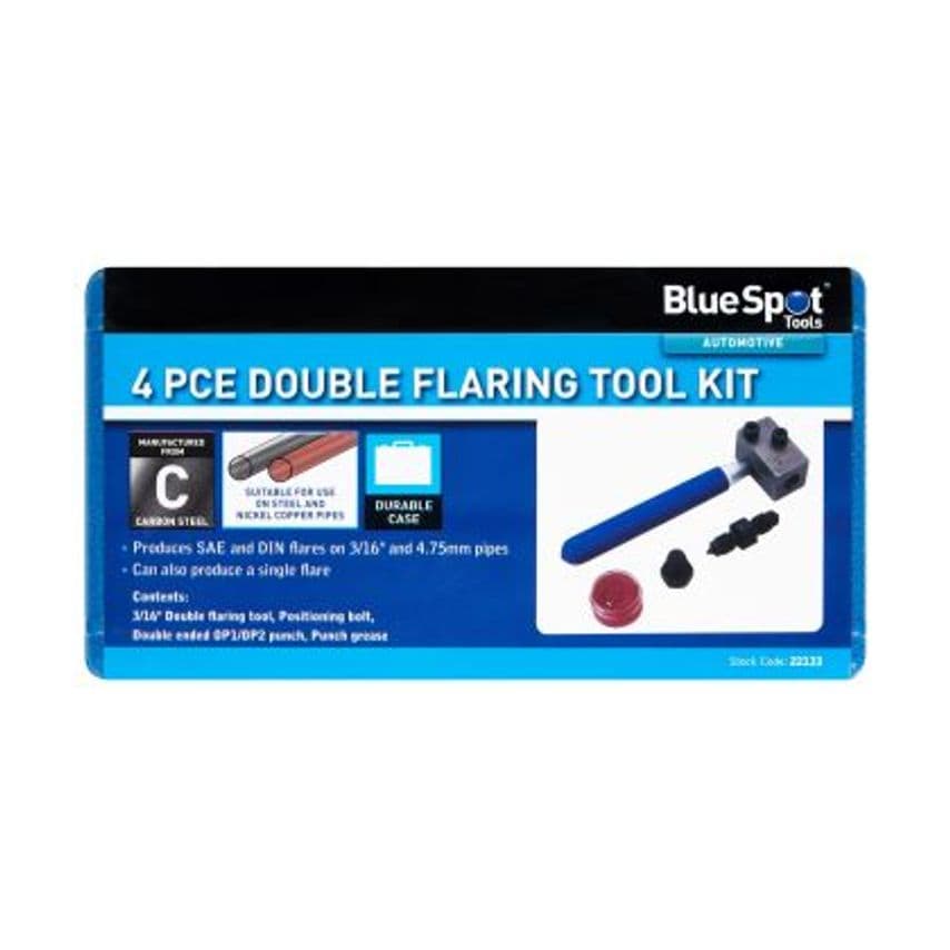 4 Piece Double Flaring Tool Kit
