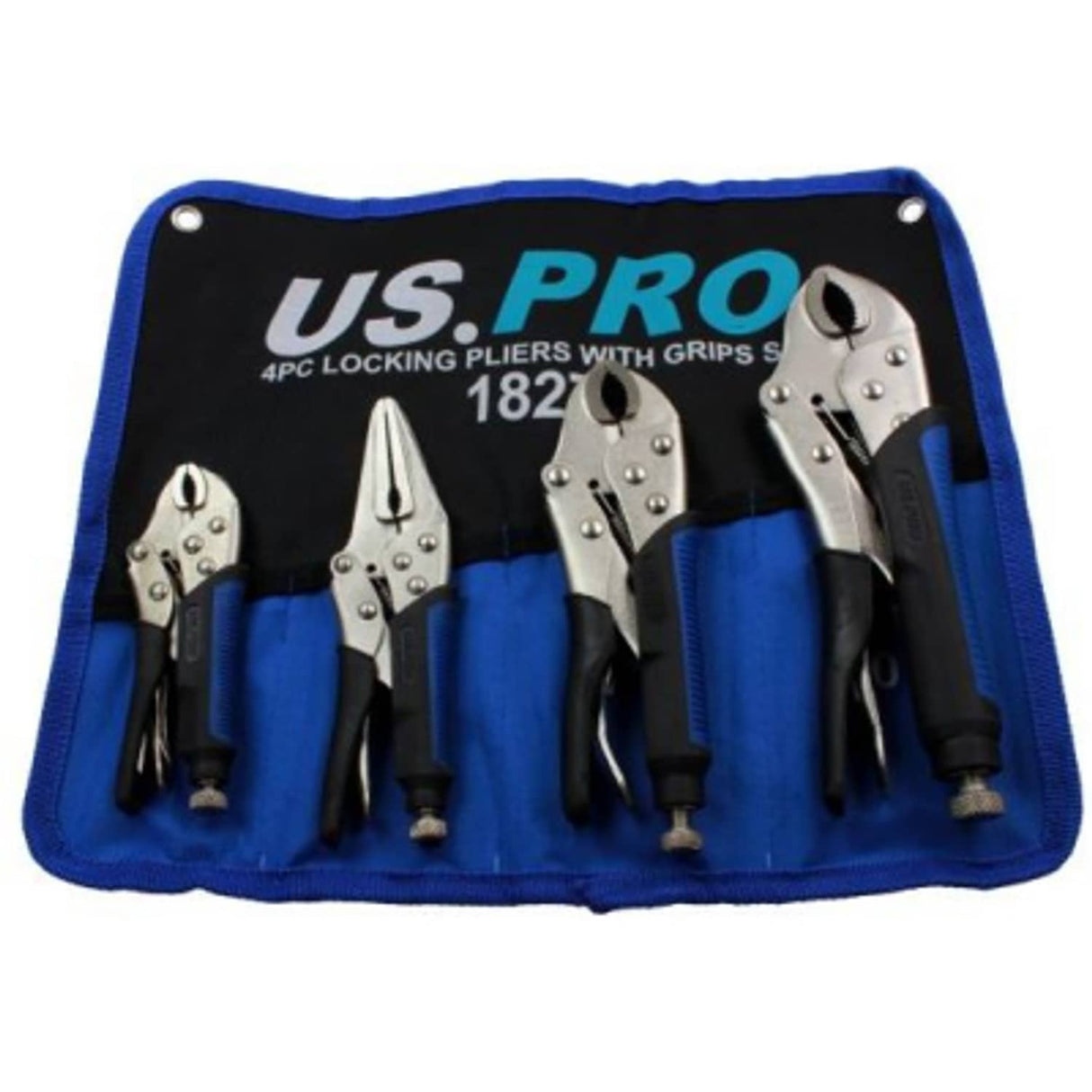 4 Piece Locking Pliers Set