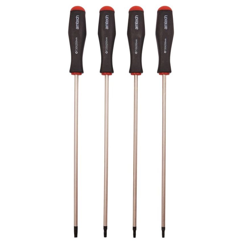 4 Piece Long Reach TORX Screwdriver Set