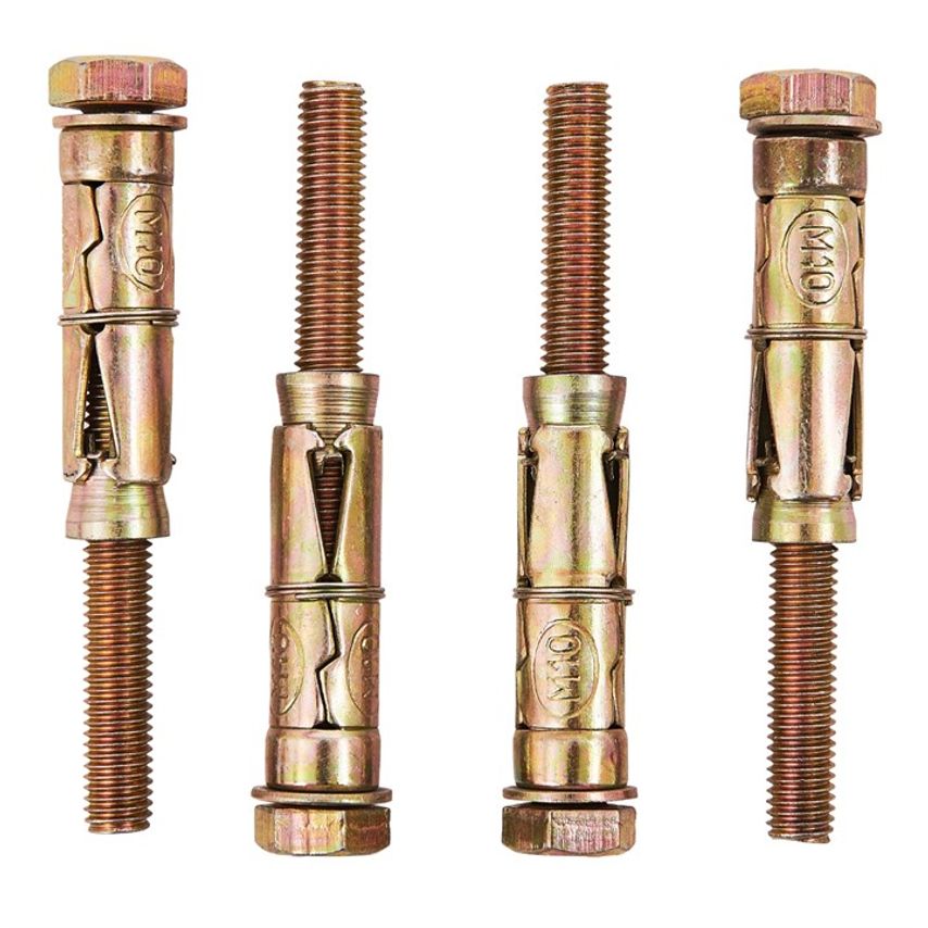 4 Piece M10 X 100mm Expansion Bolts
