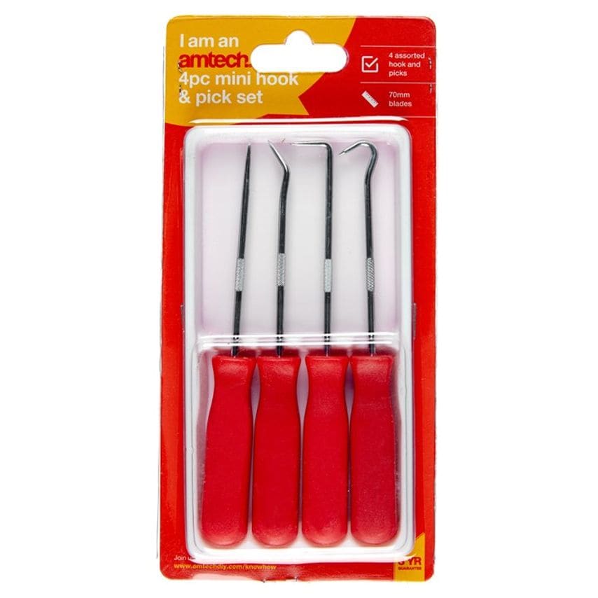 4 Piece Mini Hook and Pick Set
