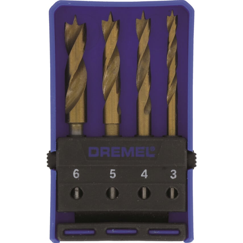 4 Piece Titanium Wood Drill Bit Set Ref. 636 - 26150636JA