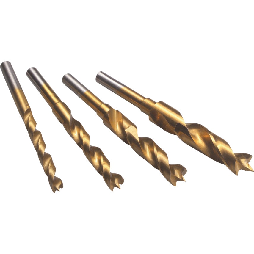 4 Piece Titanium Wood Drill Bit Set Ref. 636 - 26150636JA
