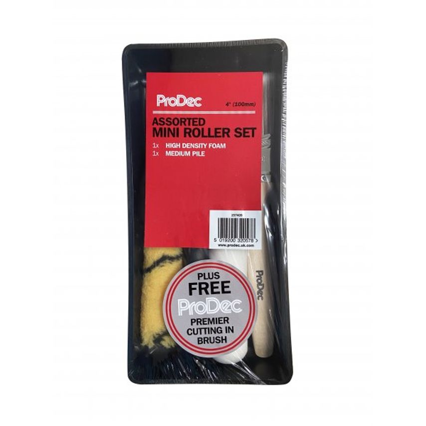 4" Twin Head Mini Roller Kit