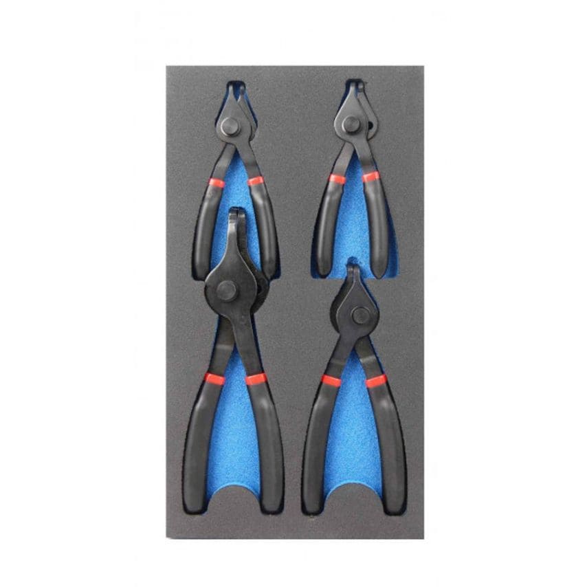 4pc 1 - 2.3mm Circlip Plier 90 Degree Tip