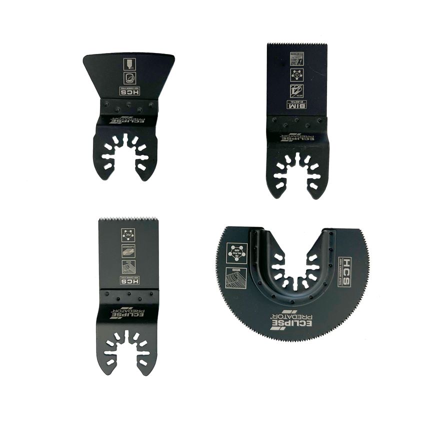 4pc Oscillating Tooll Blade Kit (No Rasp)