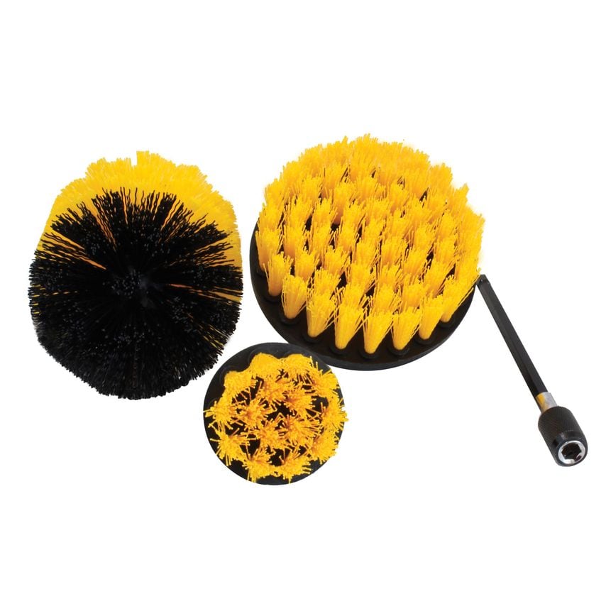 4pcs Driveill Brush Attachment Set