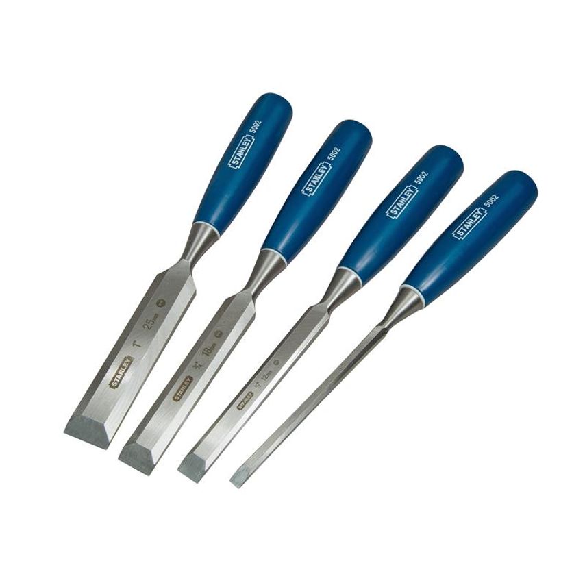 5002 Bevel Edge Chisel Set, 4 Piece STA016129