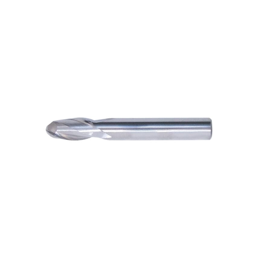 5.00MM Carbide Plain Shank 2 Flute Ball Nosed Slot Drills - Regular Series