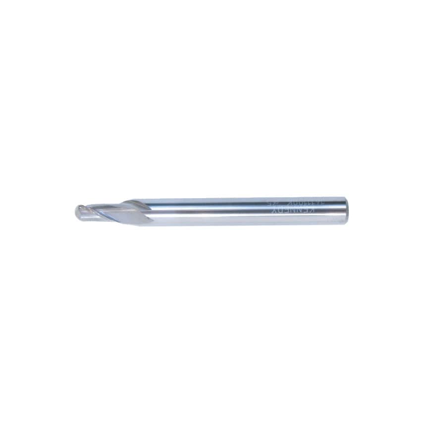 5.00MM Carbide Plain Shank 2 Flute Ball Nosed Slot Drills - Regular Series