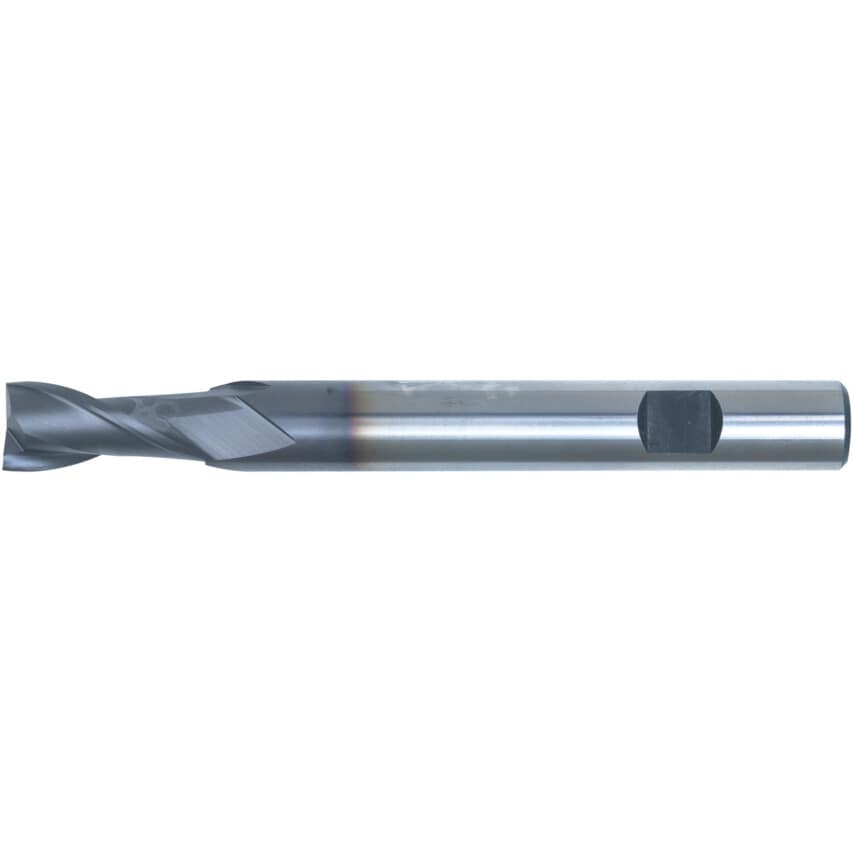 5.00MM HSS-Co 8% 2 Flute Weldon Shank Long Series Slot Drills - TiCN Coated