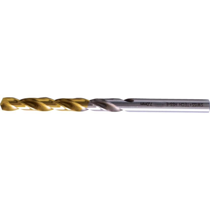 5.00MM HSS-Cobalt H/Duty Jobber Drill TiN Tipped
