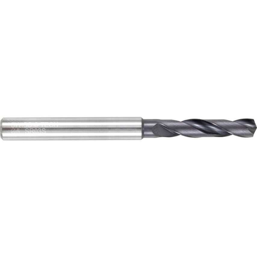 5.00MM Q-Coat Carbide Drill 3XD