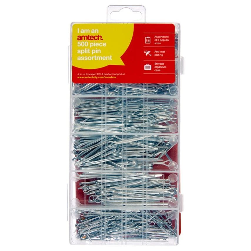 500 Piece Split Pin/Cotter Pin Set
