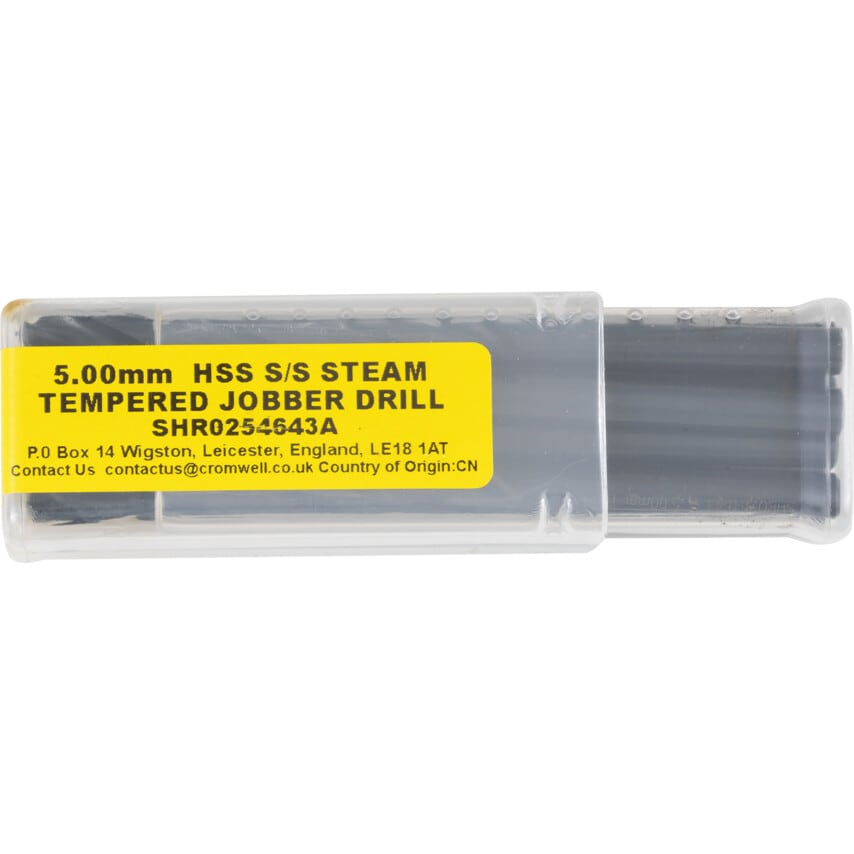 5.00mm HSS S/S Jobber Drill