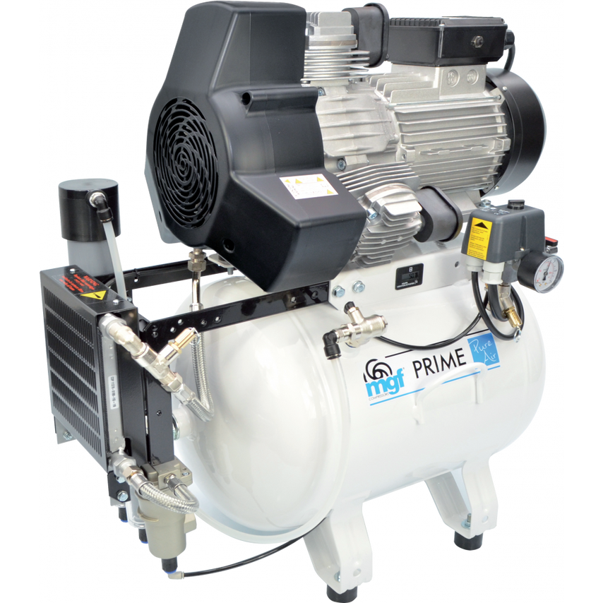 50/25 Prime M Dental Comprssor 4-5 Chairs, 250 L/Min 5Bar, 66 dB (A) with Dryer