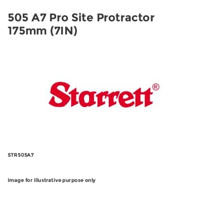 505 A7 Pro Site Protractor 175mm (7IN) STR505A7