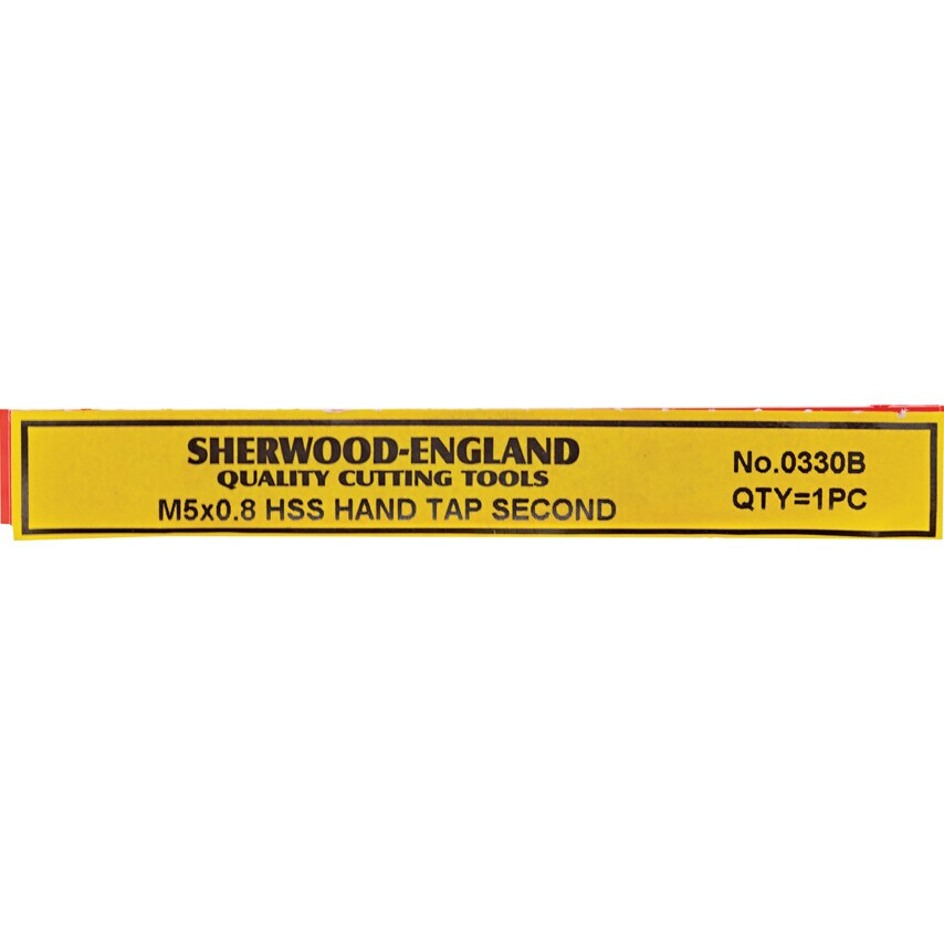 5.0X0.80MM HSSGT Straight Flute Second Tap