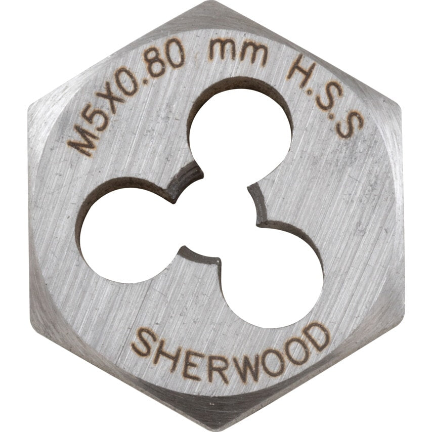 5.0X0.80MM HSS Hexagon Die Nut