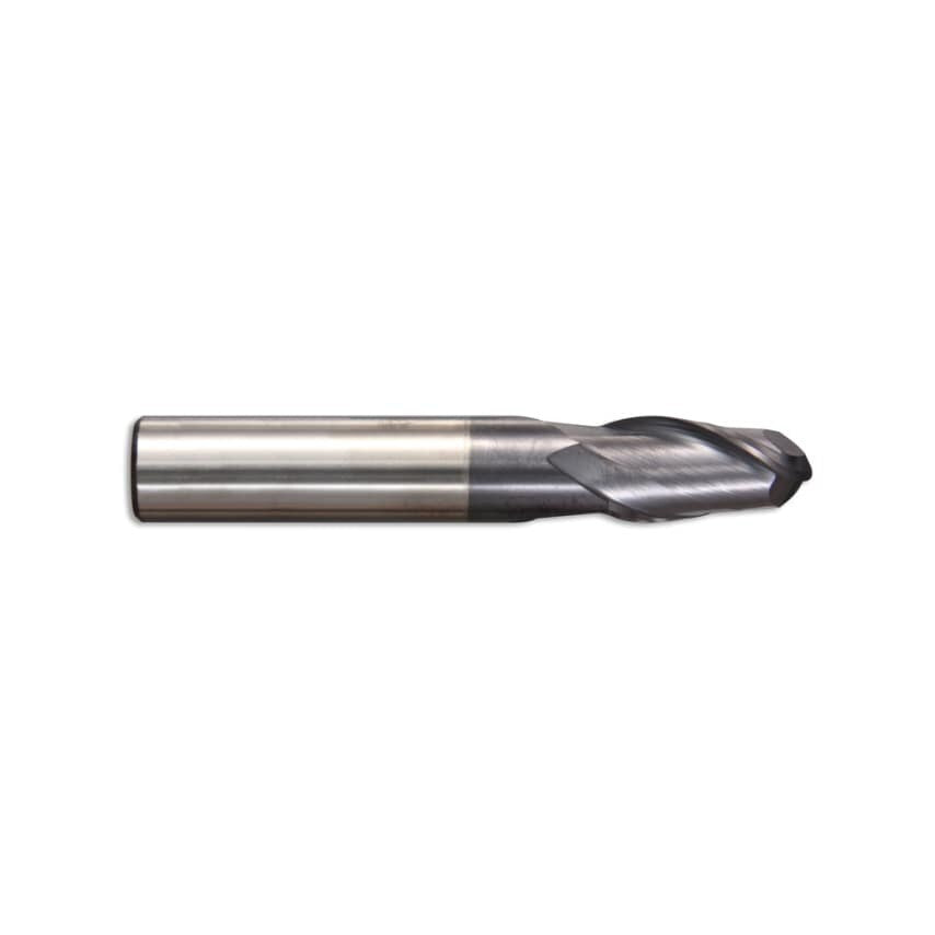 5.0X6MM 2 Flute Ball Nosed End Mill - TiAlN Coated