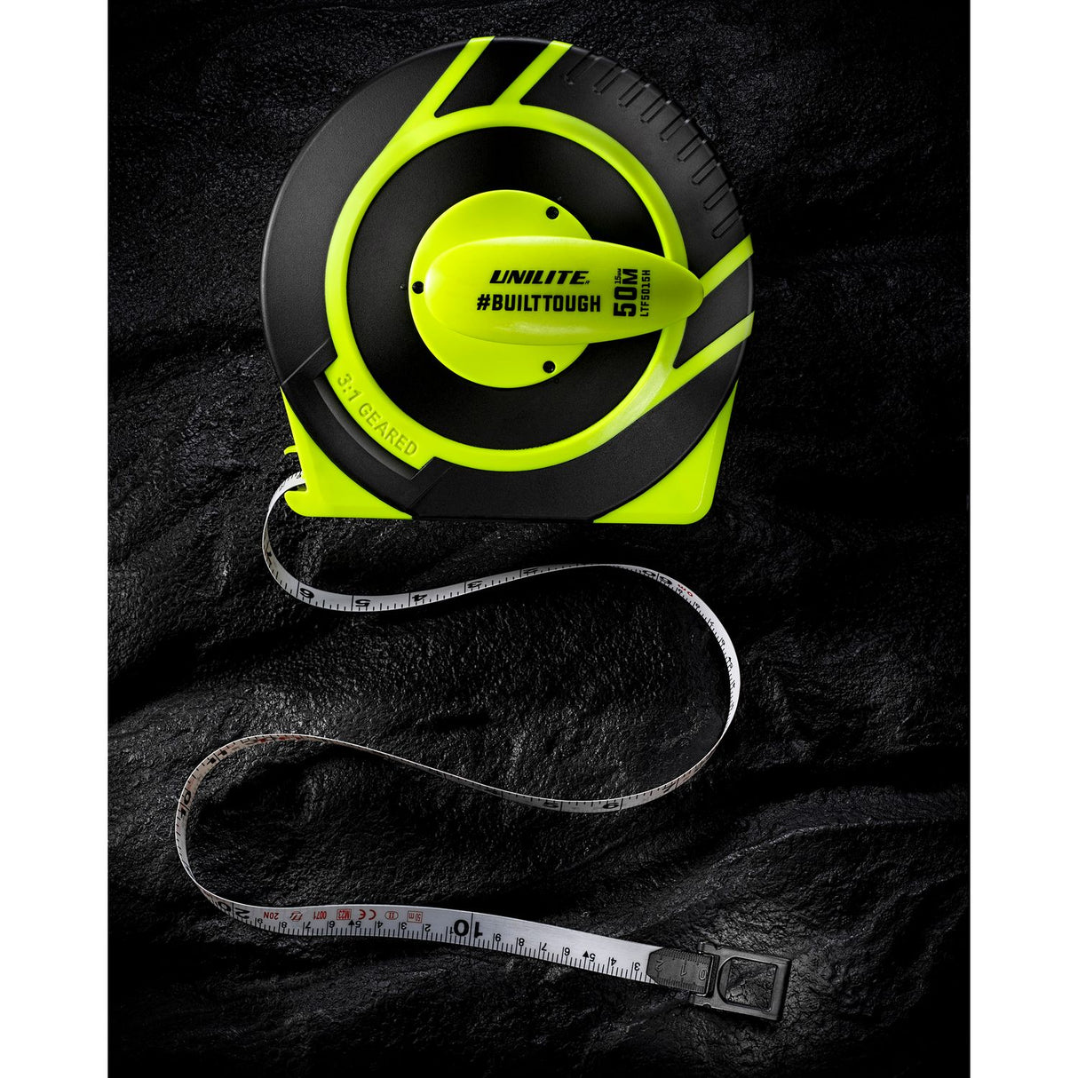 50m Long Tape Measure with Fold Out Crank Handle Pack of 6