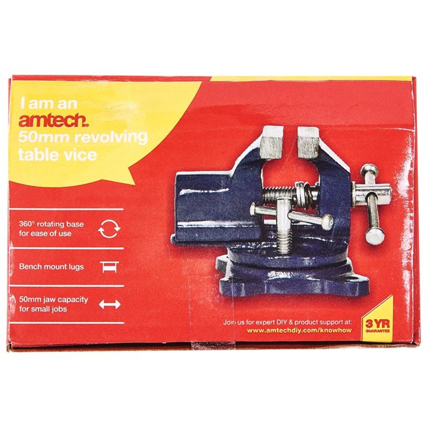 50mm (2") Revolving Table Vice