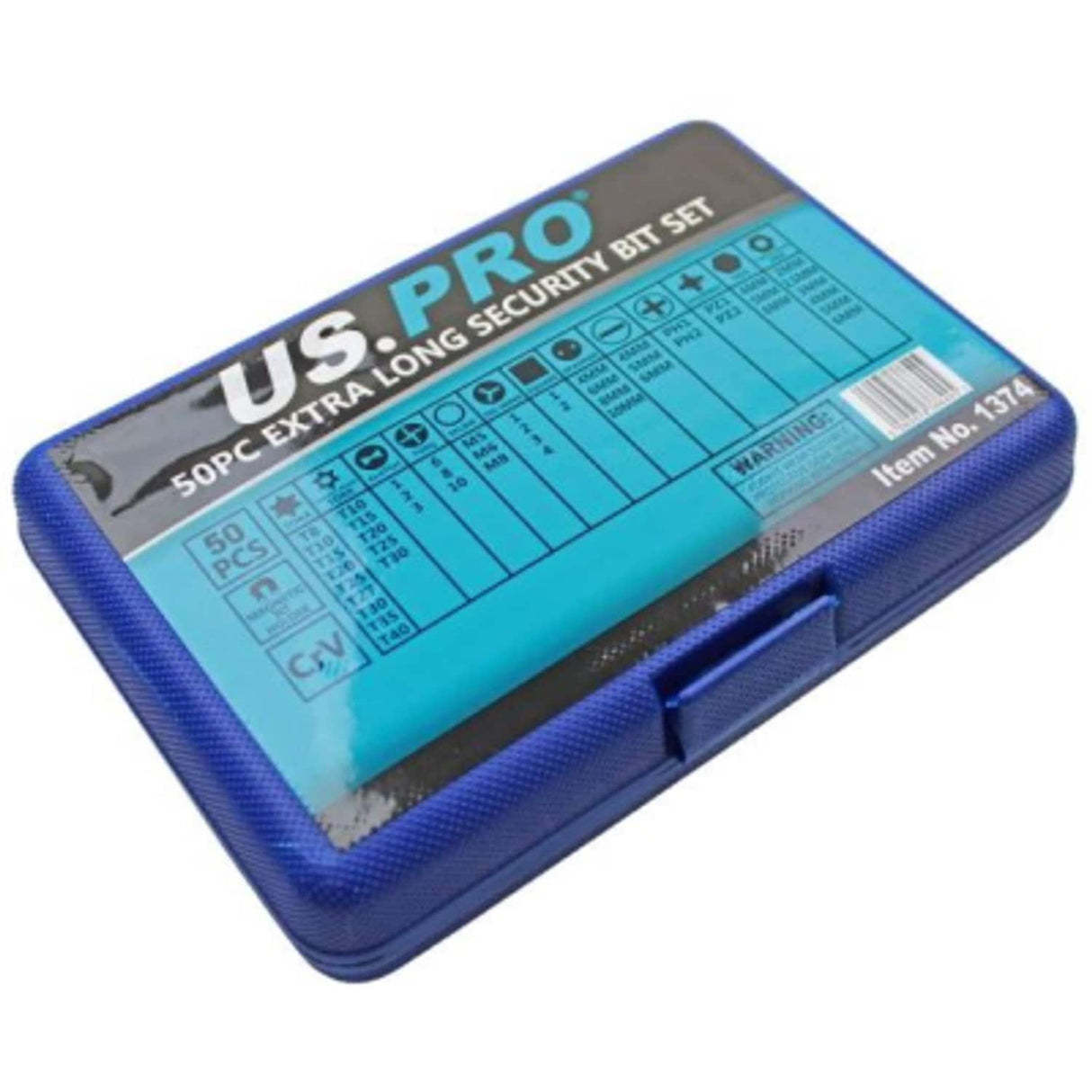 50pc Extra Long Security Bit Set