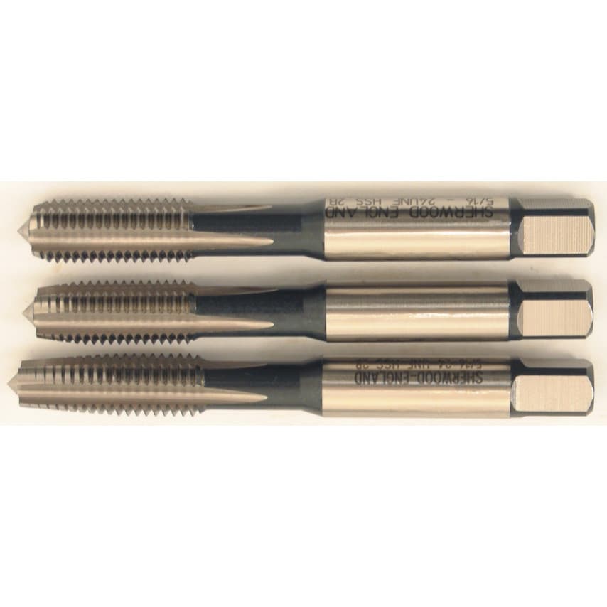 5/16"X24 UNF HSSGT Straight Flute Tap Set