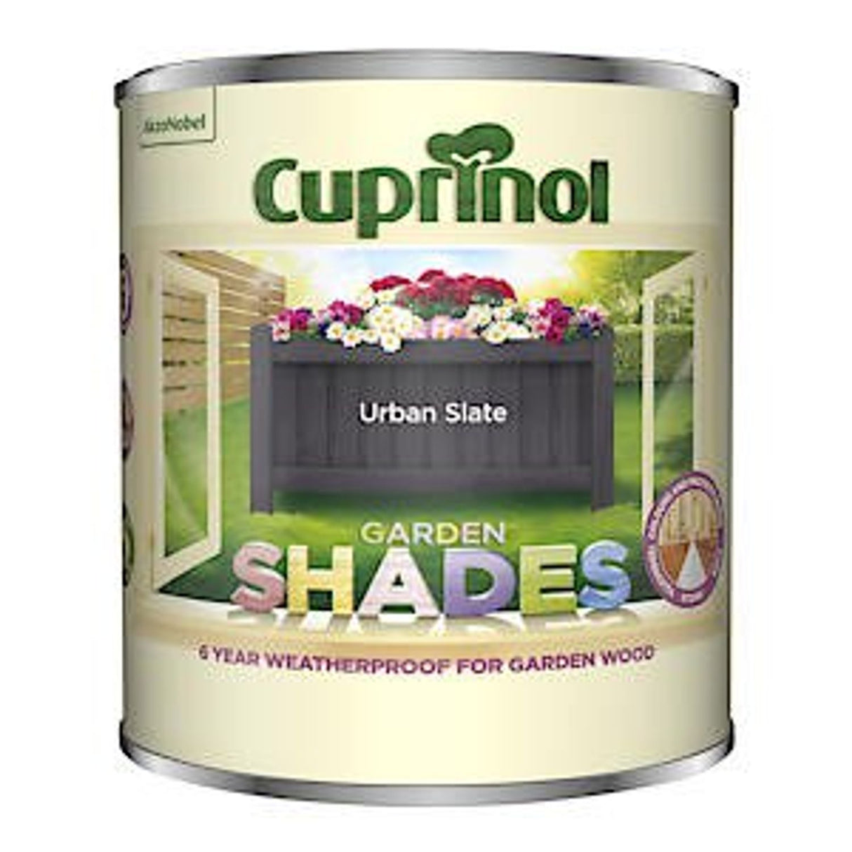 5316967 Garden Shades Exterior Woodcare, Urban Slate 1L