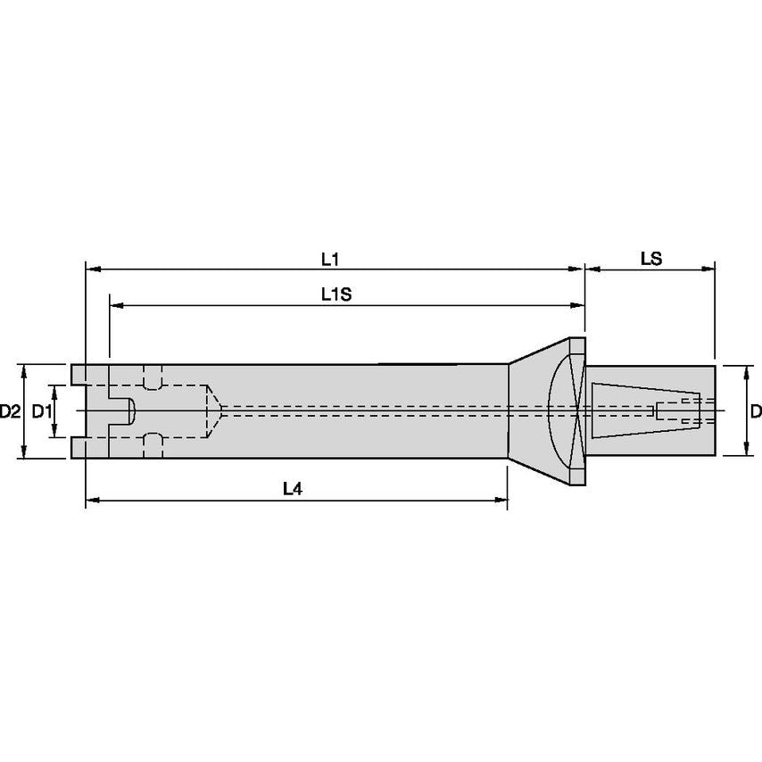 5.34032-032125 HTS Basic Shank DIAMETER=32/32