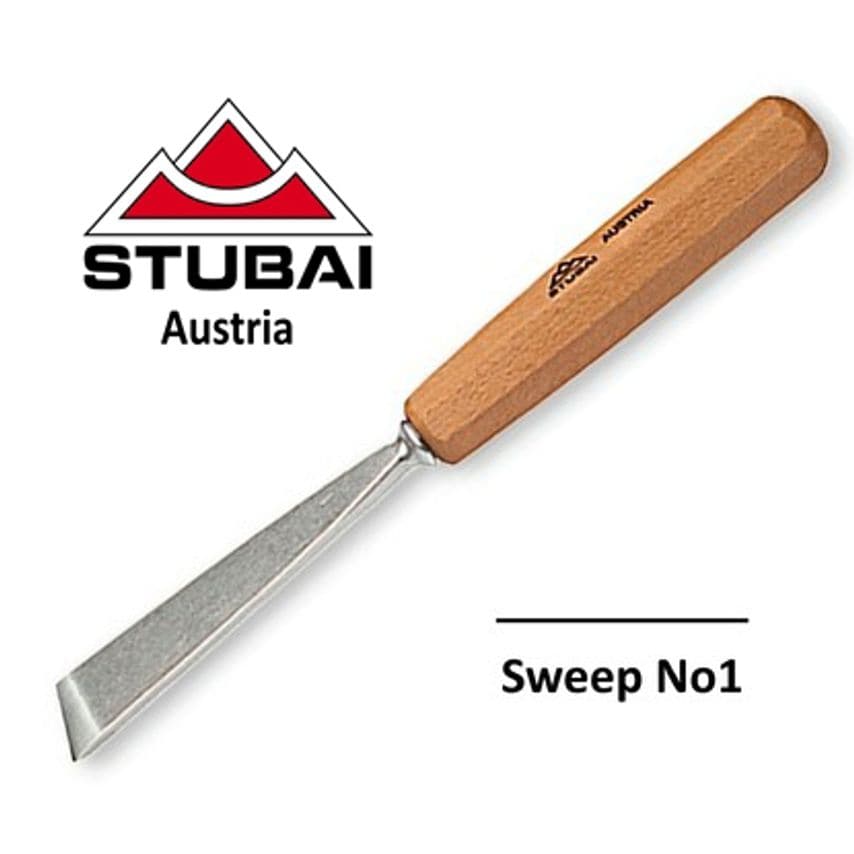 550220 No1 Sweep Skew Carving Tool 20mm